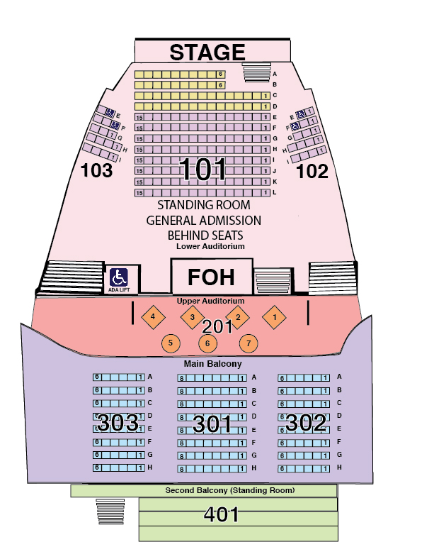 jefferson theater the jefferson charlottesville seating chart